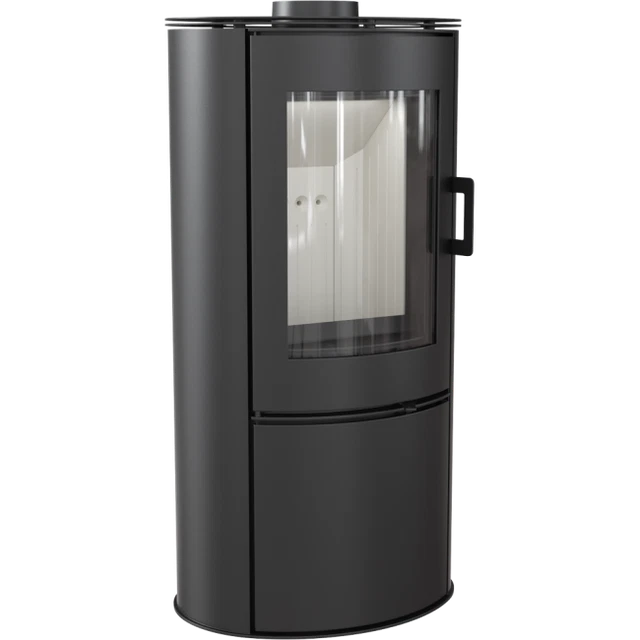 Produktbild von KRATKI Franek Holzkamin Mit Warmwasserbereiter Austauscher BImSchV 2 Konform 12 KW Thermischer Wirkungsgrad 81% Abgang Fi 200 Mm Stahl Gusseisen Dekorglas 70 X 114 Cm