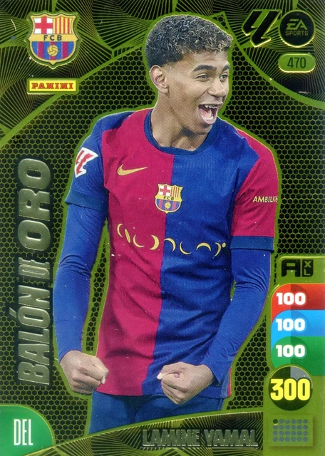 LAMINE YAMAL 470 Balon De Oro 2024 25 Cromo Panini Adrenalyn Xl La lamine-yamal-470-balon-de-oro-2024-25-cromo-panini-adrenalyn-xl-la