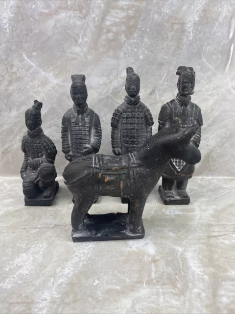 Vintage Terracotta Warrior The Tomb of Emperor Shi of Qin Dynasty Figures JS