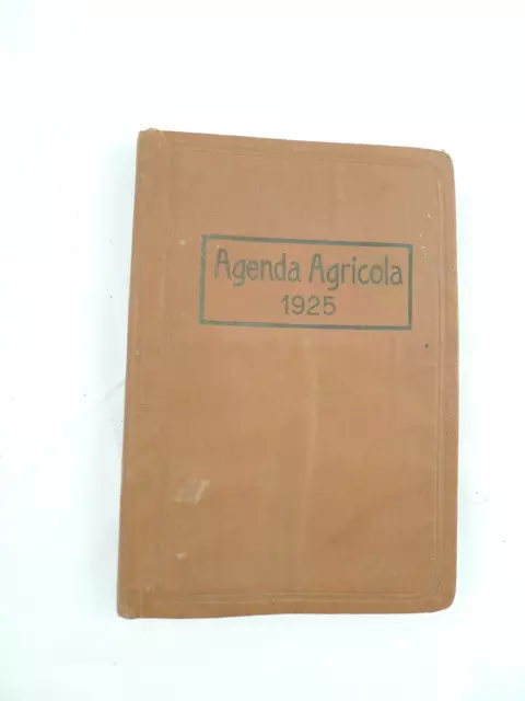 VECCHIA AGENDA AGRICOLA PUBBLICITà MONTECATINI MILANO AGRICOLTURA AGRARIA 1925 2