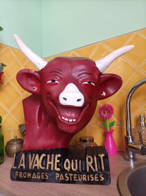 plâtre publicitaire LA VACHE QUI RIT