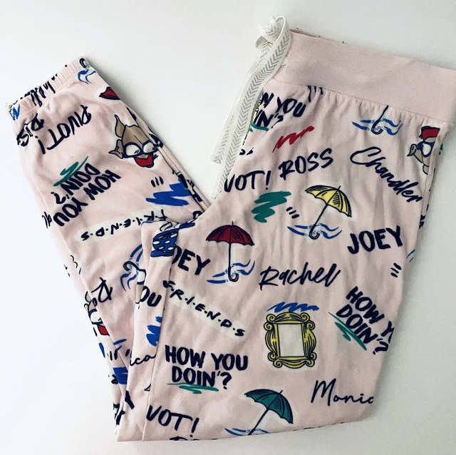 Friends Central Perk Pajama Pants – Pantaloni Pigiama Donna, Taglie S-XXL, Nuovi Con Etichette