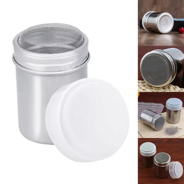 Professional Stainless Steel Duster Shaker for Icing Sugar Cocoa Coffee 2