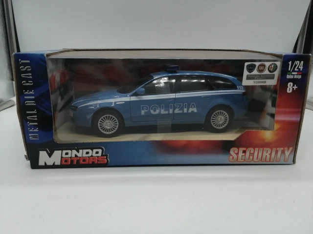 MONDOMOTORS MM53012 Scala 1/43 | FIAT GRANDE PUNTO GUARDIA DI FINANZA BLUE