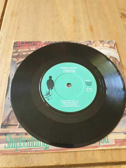 Robert Wyatt - Shipbuilding / Memories of You RT 115 VG+/VG+ 7" Vinyl 3