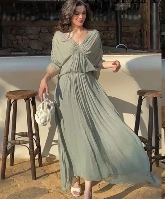 slim fit dress slacks Kennedy Blue Zara Bridesmaid Dress main image 0