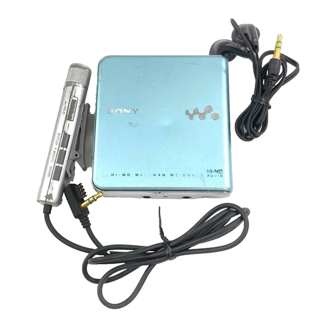 Lecteur MiniDisc Sony MZ-E80 Walkman Jaune - Vintage Testé Et Fonctionne