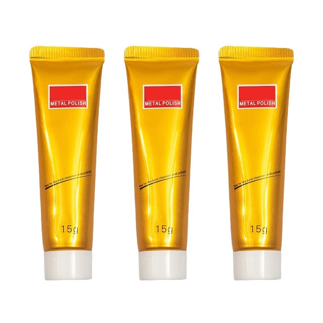 Crema pulidora 3 piezas metal multifuncional nano polvo pulido removedor de óxido