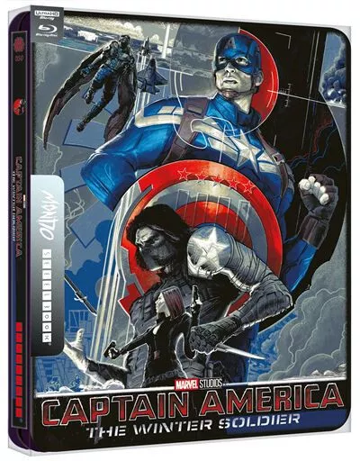 Captain America 2 : Le soldat de l'hiver Steelbook Mondo 50 Blu-ray 4K