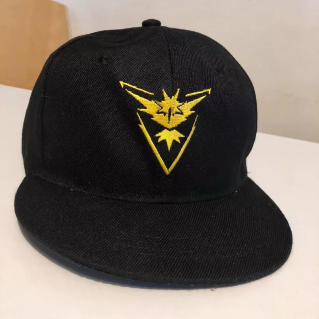 USA Seller Cosplay GO Baseball Hat Team Instinct Yellow Embroider Cap