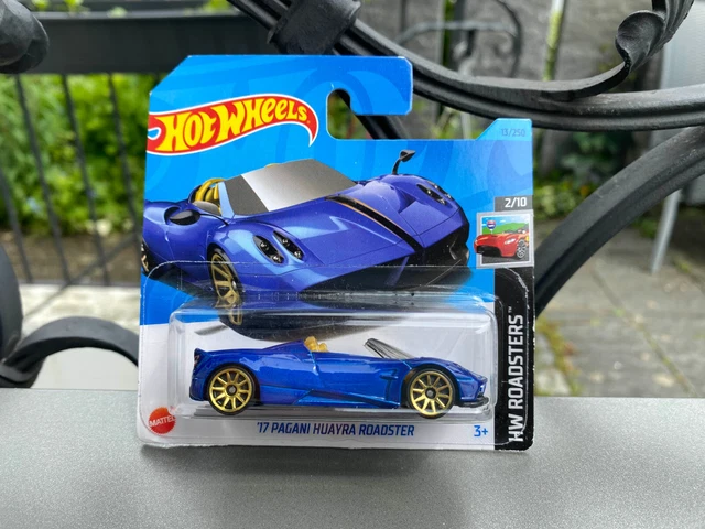 Hot Wheels Pagani Huayra Roadster – Weißer Sportwagen 1:64, Limitierte Serie 2023