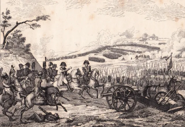 Bataille de Craonne Aisne Napoléon Bonaparte Campagne de France 1835