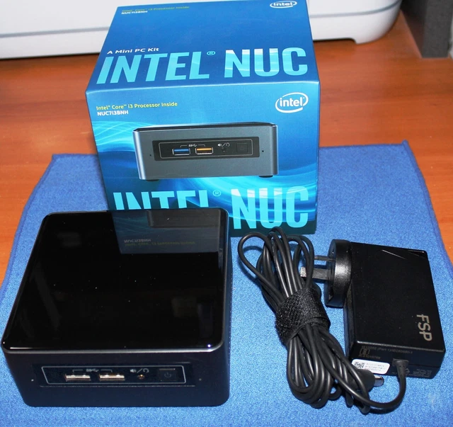 Intel NUC 7 Core i3-7100U 2.4Ghz Mini PC, 8Gb DDR4-2666Mhz, 128Gb SSD, NUC7i3BNH