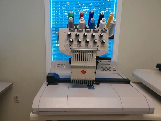 Melco EMT 10/4T Four Head, 10 Needle Embroidery Machines