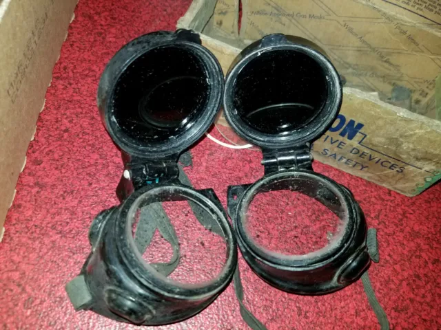 Lot de 4 lunettes de sécurité vintage Wilson steampunk 2