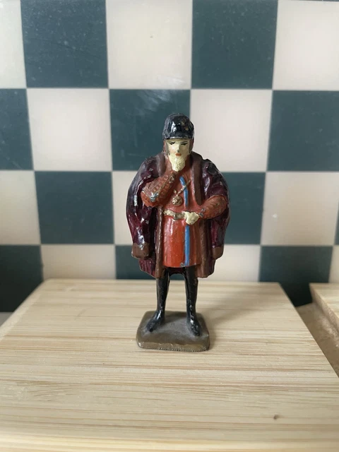 Vertunni – Figurine En Plomb Peint Louis XIII (années 1950) – Pièce Collection Numérotée, Bel état (n°14/35)