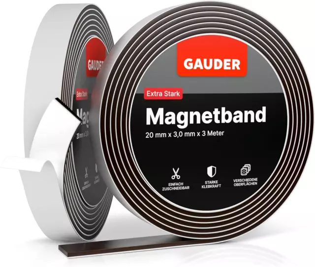 Magnetband Selbstklebend Stark 3 Meter Magnetstreifen Mit Extra Starkem Kleber ✅