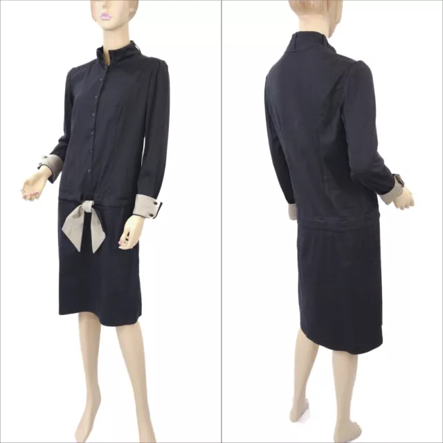 Margo Milin Women's Dress Charcoal Fits Size 10 Pre Owned VGUC
