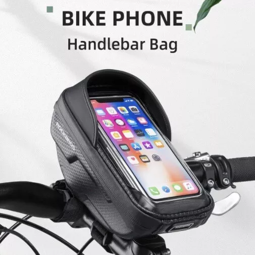 ROCKBROS Cycling Front Top Tube Frame Handle Bars Bags Bicycle Phone Holder Case 2