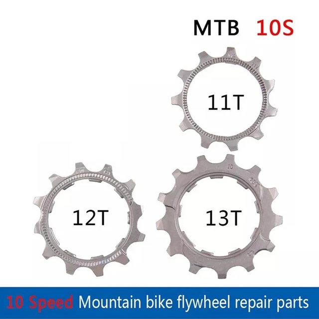 Pignon Cassette 11T 12T 13T Pour Vélo - Compatible 8/9/10/11 Vitesses, Acier