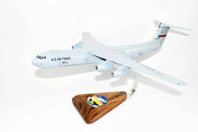 Lockheed Martin® C-141b Starlifter, 19th Airlift Squadron, 18" Mahogany Scale