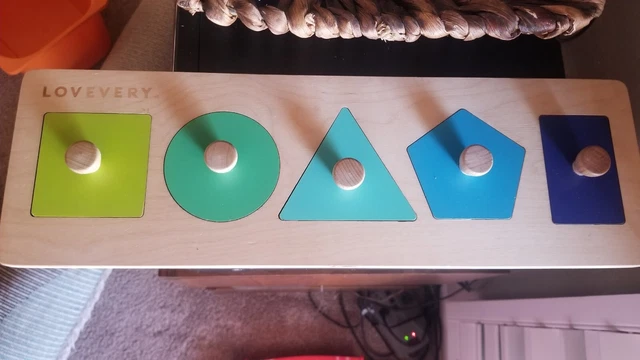 Lovevery Woodle Puzzles Montessori Toddler - Children Kids Shapes & Colors