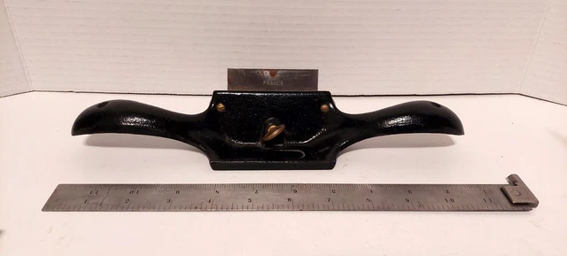 Vintage 11" Spoke Shave Draw Knife Made in France (Similar to Stanley)