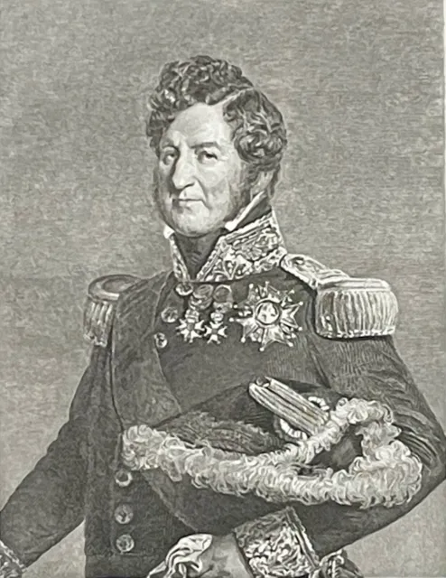 Louis-Philippe Ier Nach Neckholder Dvd-Brenner Pannier Um 1836 Frankreich King