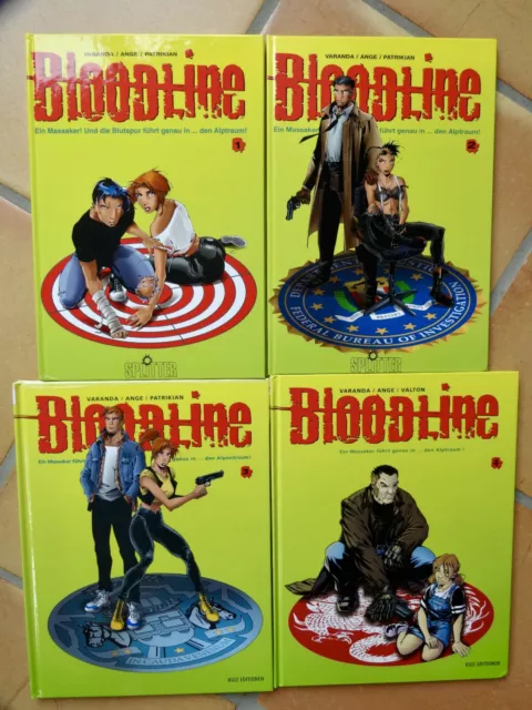 BLOODLINE Band 1-4  Comic für Erwachsene Action Thriller