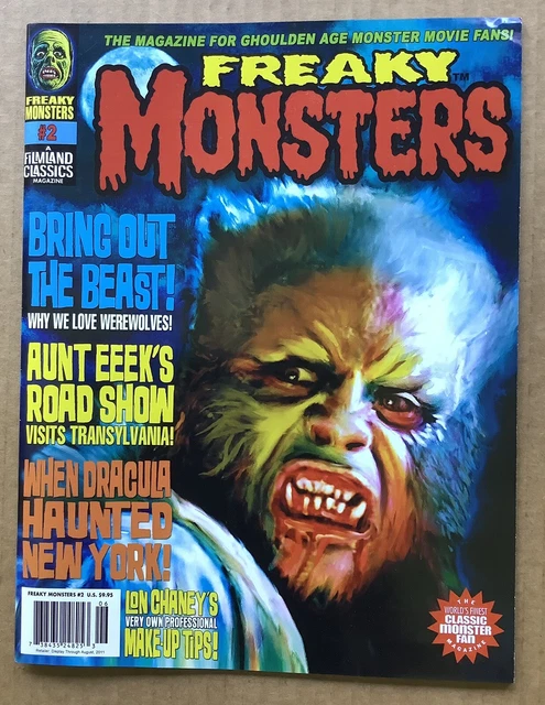 FREAKY MONSTERS #2 (2011) Arco Publishing; Ghoulden Age Monster Movie Fan Mag FREAKY MONSTERS #2 (2011) Arco Publishing; Ghoulden Age Monster Movie Fan Mag