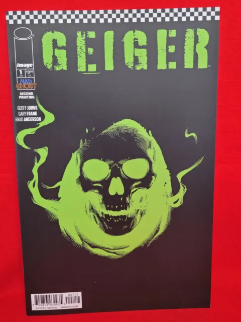 Geiger #1- 2ND PRINT, Gary Frank Variant, Geoff Johns, Image Comics, 2021 VF/NM!