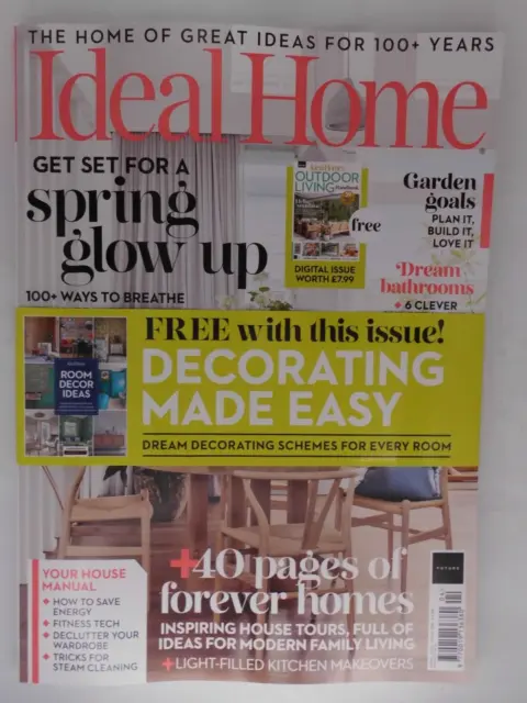 Ideal Home Magazin April 2024 Set für ein Frühlingsleuchten + Raumdekorationsideen