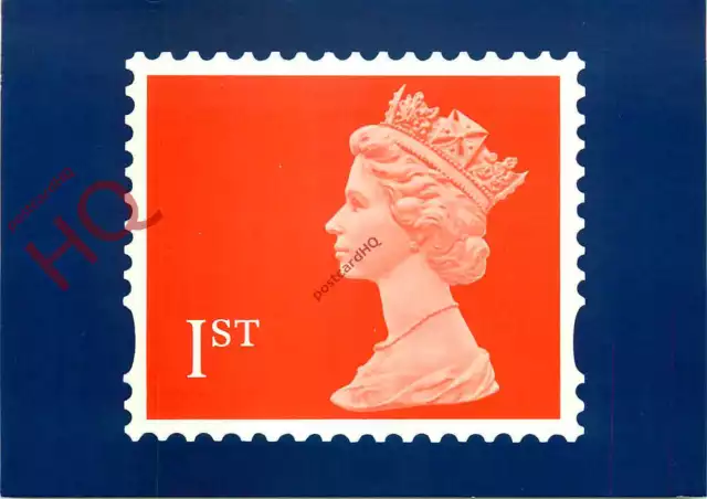 Postcard>>ROYAL MAIL STAMP CARD, 1ST CLASS SELF-ADHESIVE DEFINITIVE (BAD SCAN)