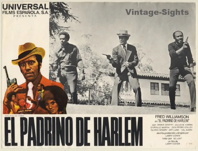 El Padrino De Harlem - Black Caesar*3 Blaxploitation (Vintage Cinema Display 197
