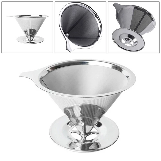 Metallsieb Edelstahl Kaffee Dauerfilter Kaffeefilter Permanentfilter Filter NEW