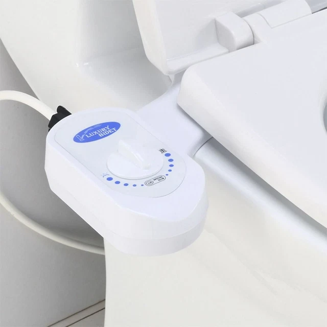 Bidet Siège de toilette Angle réglable Double buse Vaporisateur d'eau douce