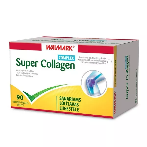 WALMARK Super Collagen Complex 90 Tablets Supplement for Joints Health Care