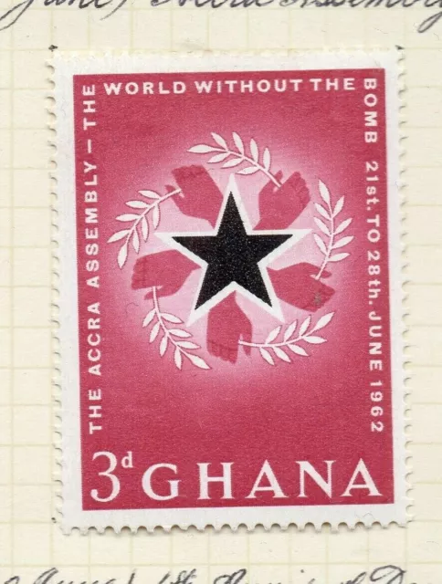 Ghana 1962 Early Issue Fine Mint Hinged 3d. NW-167902