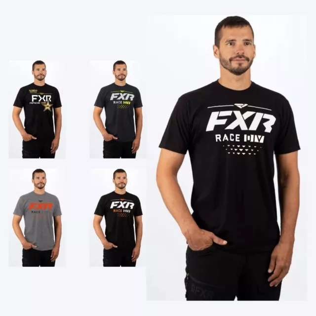 FXR - Race Div Premium Mens Breathable Short Sleeve Snowmobile Gear - T-Shirt