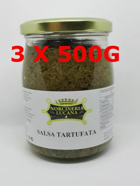 3X 500g SAUCE À LA TRUFFE professionnel savoureux produit italien PIZZERIA