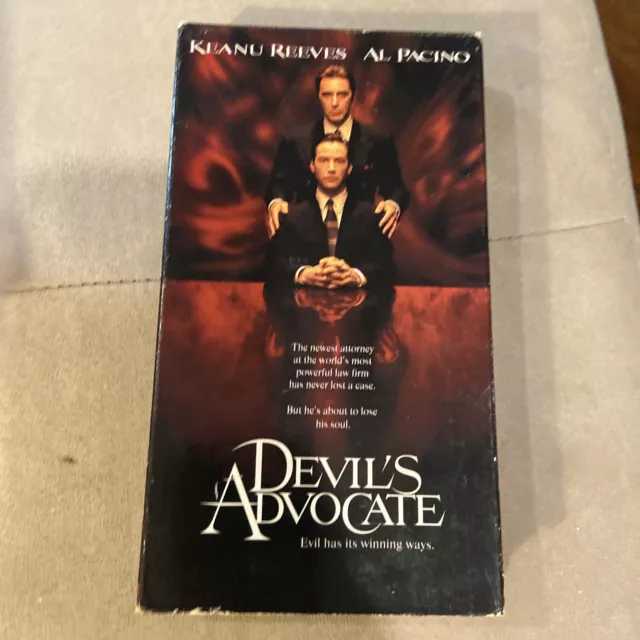DEVILS ADVOCATE VHS Movie Vintage 1998 Keanu Reeves & Al Pacino £7.57