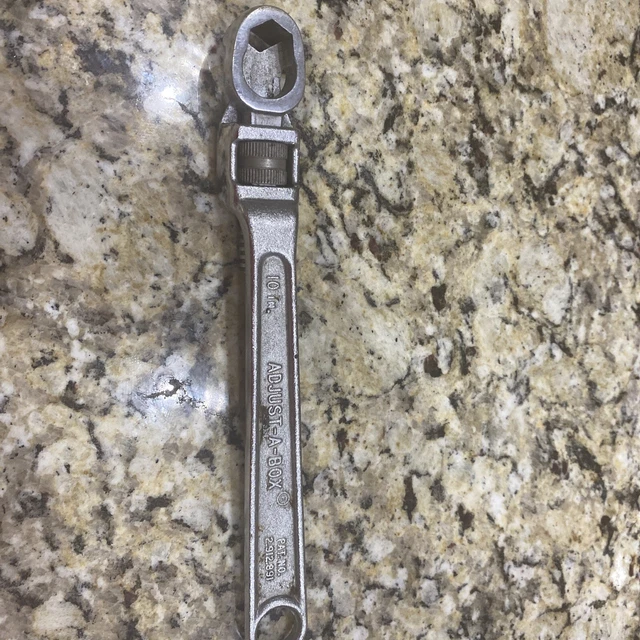 VINTAGE ADJUSTABOX WRENCH Alloy Steel Pat. 2,912,891 10” USA