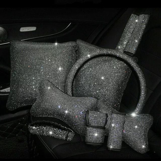 Universal Car Interior Accessories Sparkle Luxury Bling Bling Rhinestone Diamond