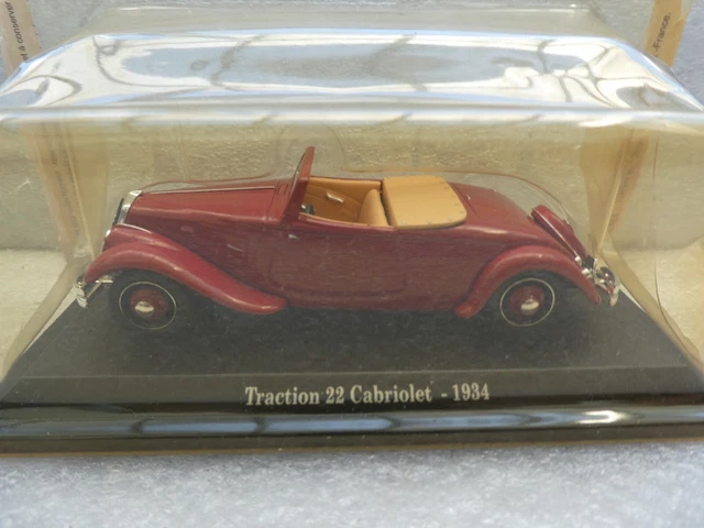 Ixo ? Pour Presse Citroen Traction 22 Cabriolet 1934 Neuf En Blister Ouvert