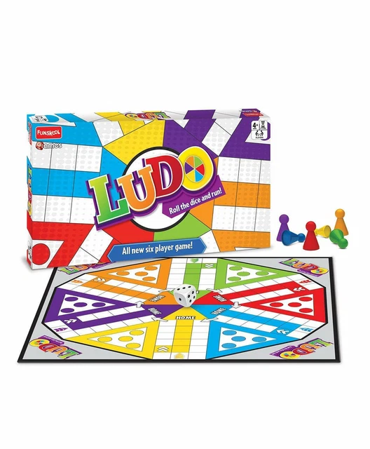 Gioco Da Tavolo Tradizionale Serpenti E Scale O Ludo - KTY, Nuovo Per Famiglie
