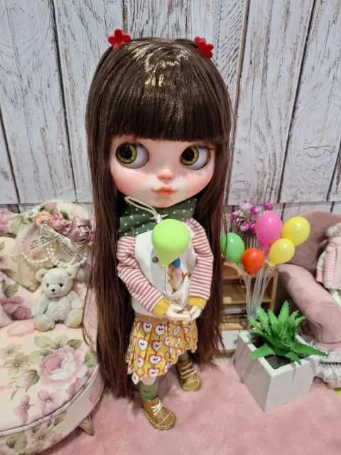 Ooak custom blythe doll + Outfit