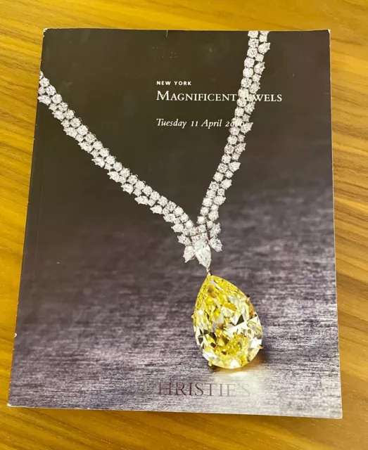 Christies  Magnificent Jewels Auction Catalog New York April 11 2006