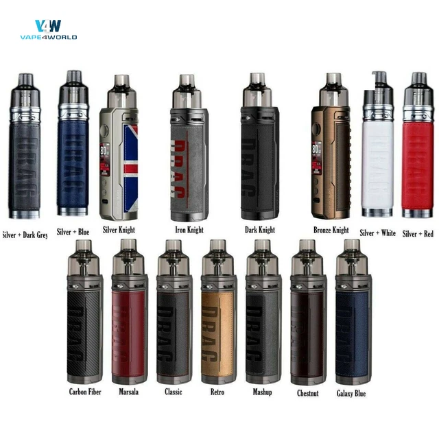 VOOPOO DRAG X Mod Pod Vape Kit 80W PnP Coils & Pods Fast Tracked