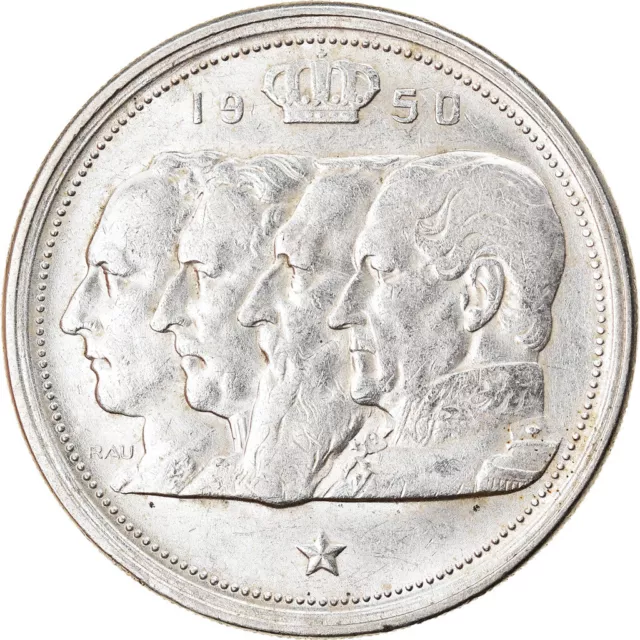 [#882431] Monnaie, Belgique, 100 Francs, 100 Frank, 1950, TTB+, Argent, KM:138.1