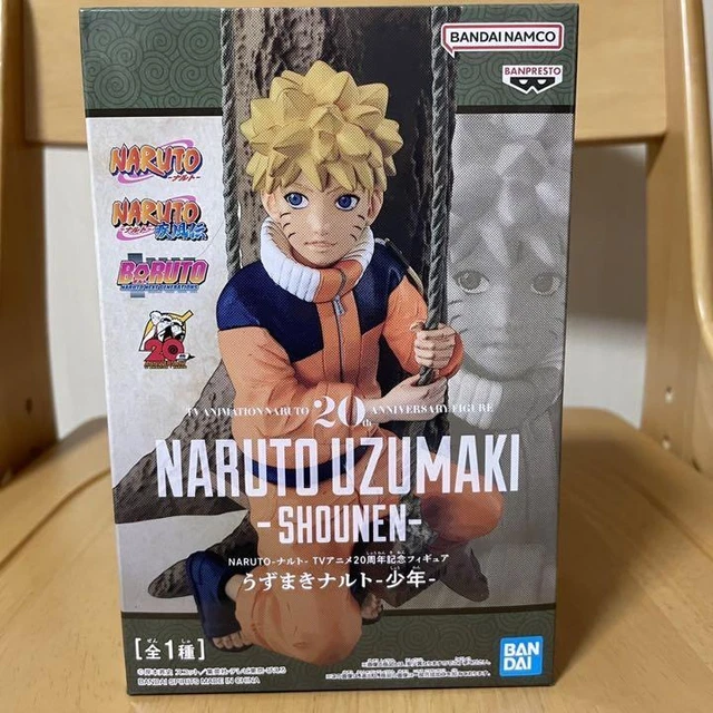 Figurine Naruto Uzumaki Kid - 20th Anniversary - 10 Cm - Statue PVC Multicolore - Cadeau Collectionneur Fan Anime - Banpresto
